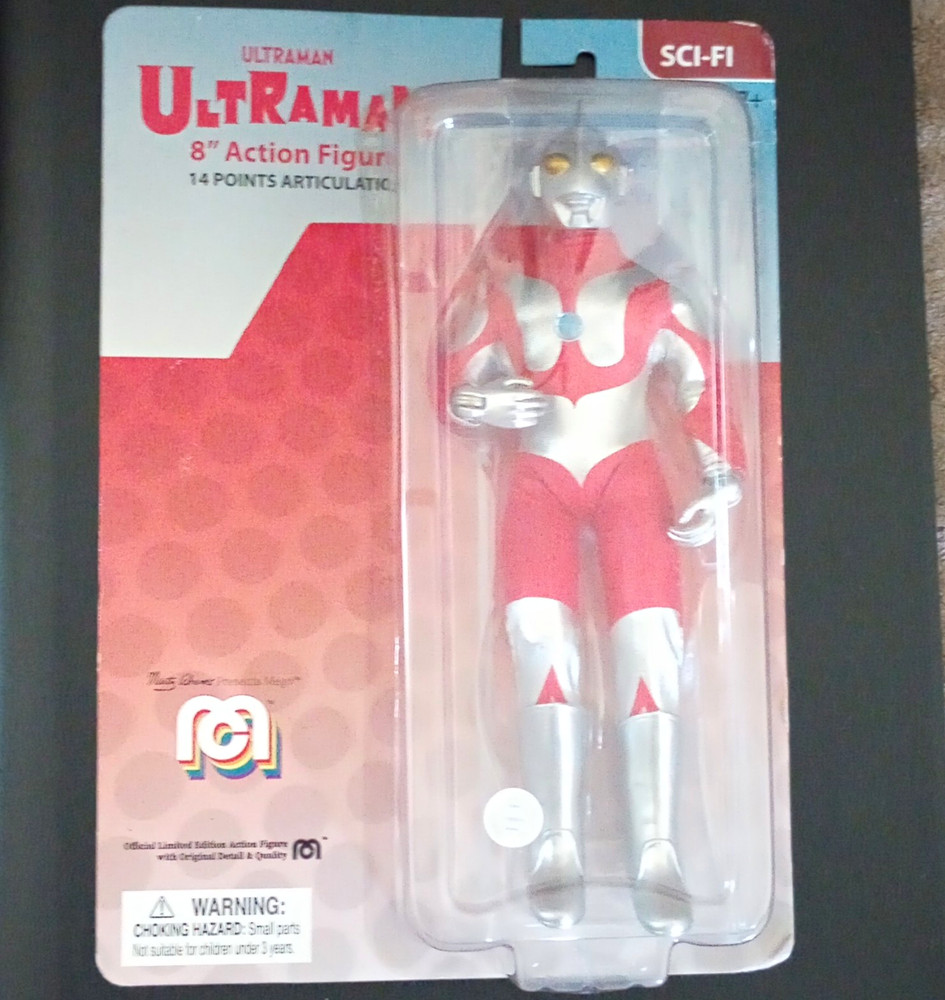 Mego Ultraman Limited Edition Action Figure, Red/Silver, 8 in, 17+