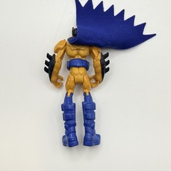 Batman Orange Yellow Black Blue Cape 4-Inch Wing Zip Action Figure DC Complete