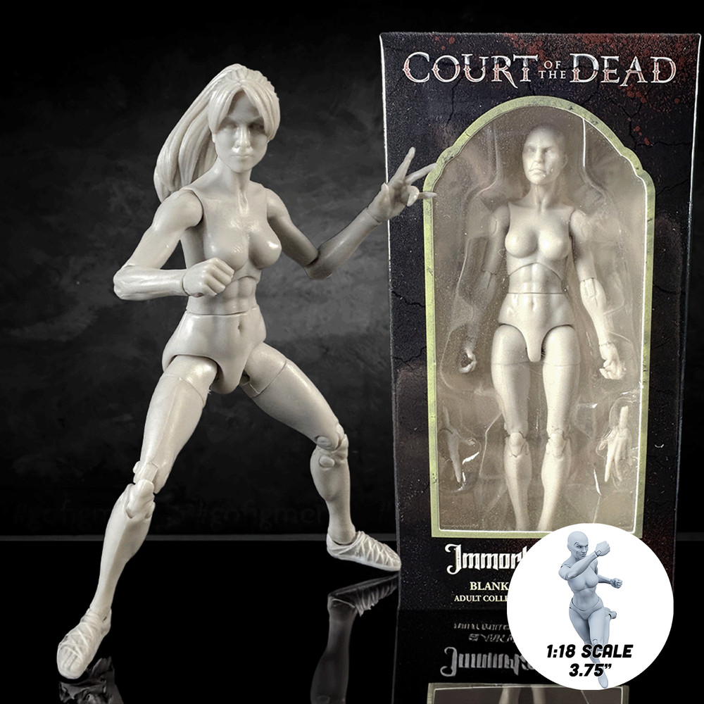 Immortal Ivory Female Court of the Dead Action Figure Blank 1:18th Scale