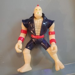 1991 Vtg Captain Planet Duke Nukem 6″ Action Figure Glow in the Dark