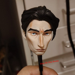1/12 Arcane: League of Legends Silco Head Carving For 6″ Romankey Figure Body