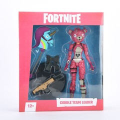 Fortnite Cuddle Team Leader w/Accessories & Weapon 7″ Action Figure Toy BULK NEW