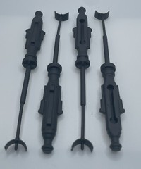 Vintage Star Wars Kenner X Wing Cannons Gun REPRO Replacement Part 1978 4x Set