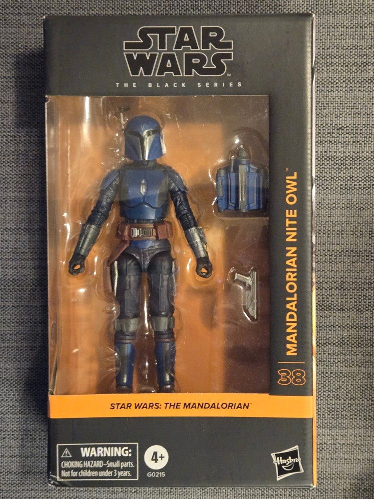 MANDALORIAN NITE OWL Hasbro Star Wars Black Series 6″ Action Figure Walmart MIB