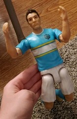 FC Elite Soccer Action Figure Lot of 3 – Ronaldo Messi Neymar Jr