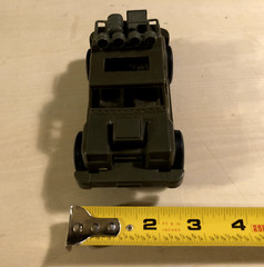Unbranded Military Jeep Toy Looks Like GI Joe Vamp Cheetah NOT GI Joe Size/Scale