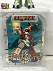 Hasbro Medabots Metabee Figure Takara Tomy Green Variant Complete Dice Card