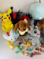 Lot Of Pokemon Plush Toys & Figures Togekiss Banette Eiscue Ice Face Charmander