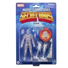 Legends Series Secret Wars Ice Man, X-Men Retro Comics Collectible 6-Inch