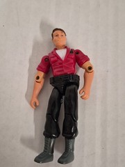 Maisto Adventure Wheels Action Figure 3.75” GI JOE KO Motorcycle Rider Red Vest
