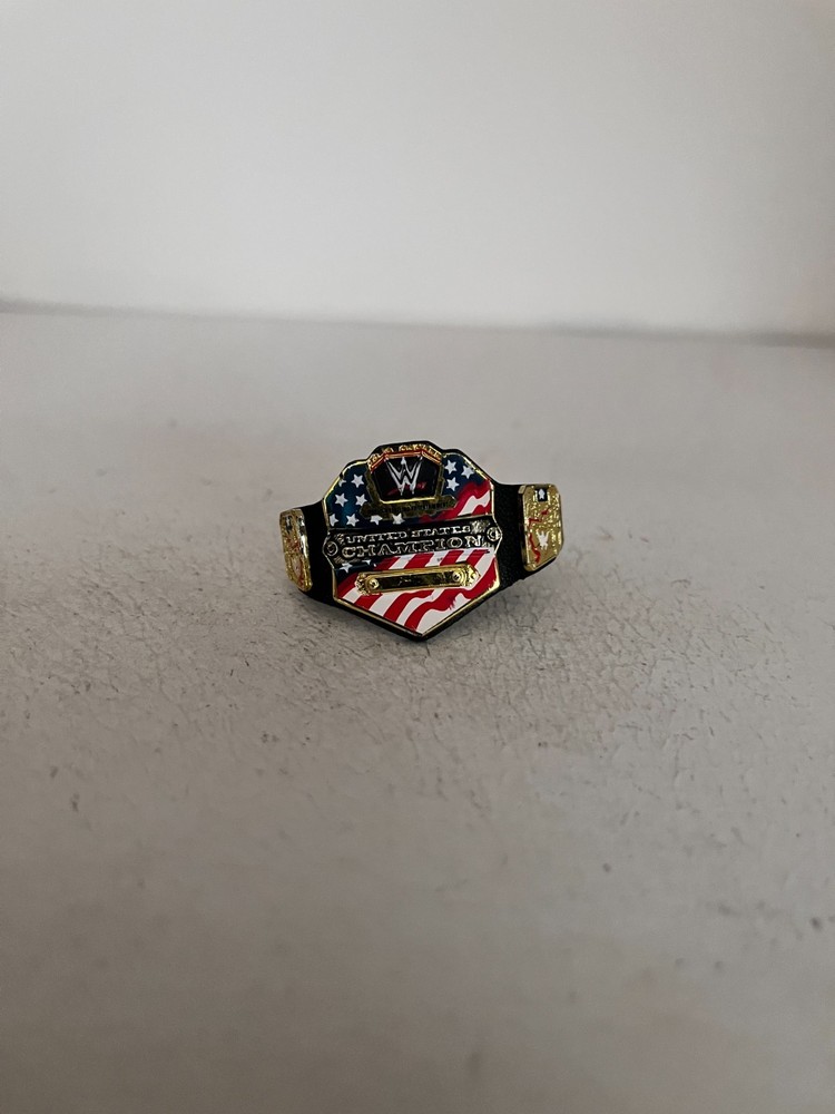 WWE UNITED STATES US CHAMPIONSHIP TITLE BELT MATTEL TOY FIGURE ACCESSORY ELITE