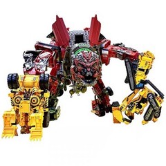 NEW 8 In 1 Oversize Devastator Action Figures Robot Transformation Toy Kids Toys
