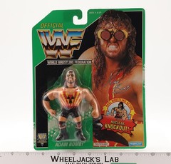 Adam Bomb Green Card Series 11 WWF Wrestling 1994 Hasbro Figure NEW SEALED