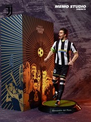 Football Stars Memoirs Studio 1/6 Del Piero Figure Roaring Head