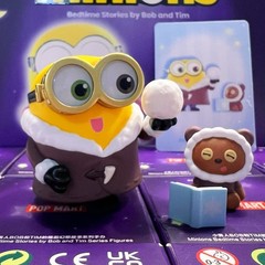 POP MART Minions Bedtime Stories by Bob and Tim Blind Box Confirmed Figure Toys
