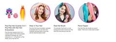 Pop Pop Hair Surprise 3-In-1 Pets With Brushable Hair & Accessories New Collecti