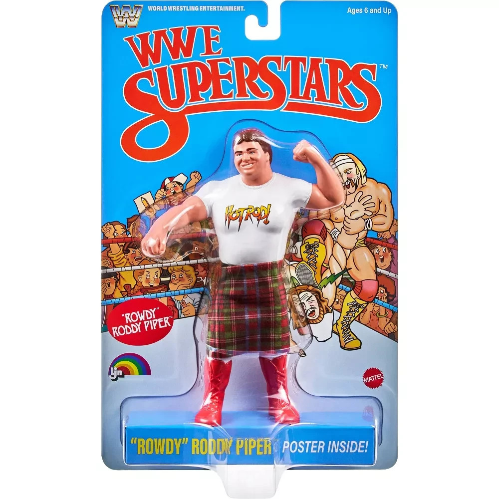 WWE LJN MATTEL 1980’s RETRO SERIES 3 PRE-ORDER “ROWDY” RODDY PIPER