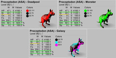 Ark Survival Ascended PVE Procoptodon – Kangaroo TOP STATS