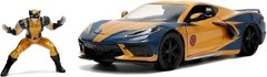 Jada Toys Marvel Wolverine X-Men 1:24 2020 Chevy Corvette Die-Cast Car with…