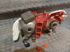 Bravestarr Thirty Thirty 30/30 Horse Mattel 1986 Vintage Saddle Missing Leg RARE