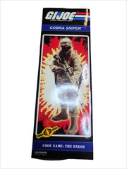 Sideshow G.I. Joe Cobra Sniper Code Name The Enemy A Real American Hero Figure