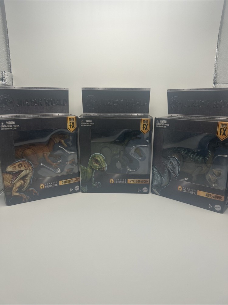 New Sealed Hammond Collection Ornitholestes Hypsilophodon and Mussaurus