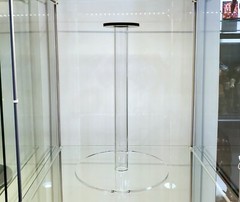 Clear Acrylic Helmet Stand – Full 1:1 Scale
