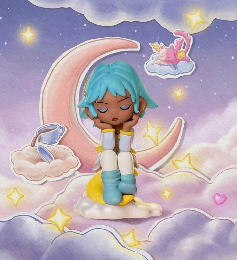 POP MART x Lil Peach Riot Sleepover Series Frankie-Moon Confirmed Figure New
