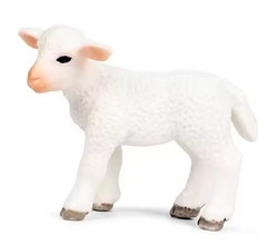 Sheep Lamb Toy Action Figure Small Animal Figurine Doll Gift for Kids
