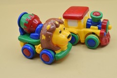 2 Jackpot (like Discovery) Mini Friction Powered Truck & Train