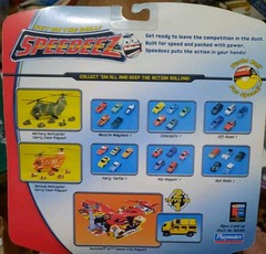 Speedeez STREET HOT RODS 1 Racing Car Set c.2003 Playmates 60090 Free Shipping