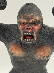 King Kong Vintage Rubber Figure 7″ Toy Gorilla Ape Made in Hong Kong