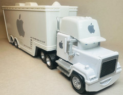 Disney Pixar Cars Apple Mac iCar Hauler Semi Piston Cup Diecast Deluxe 1:55 FC