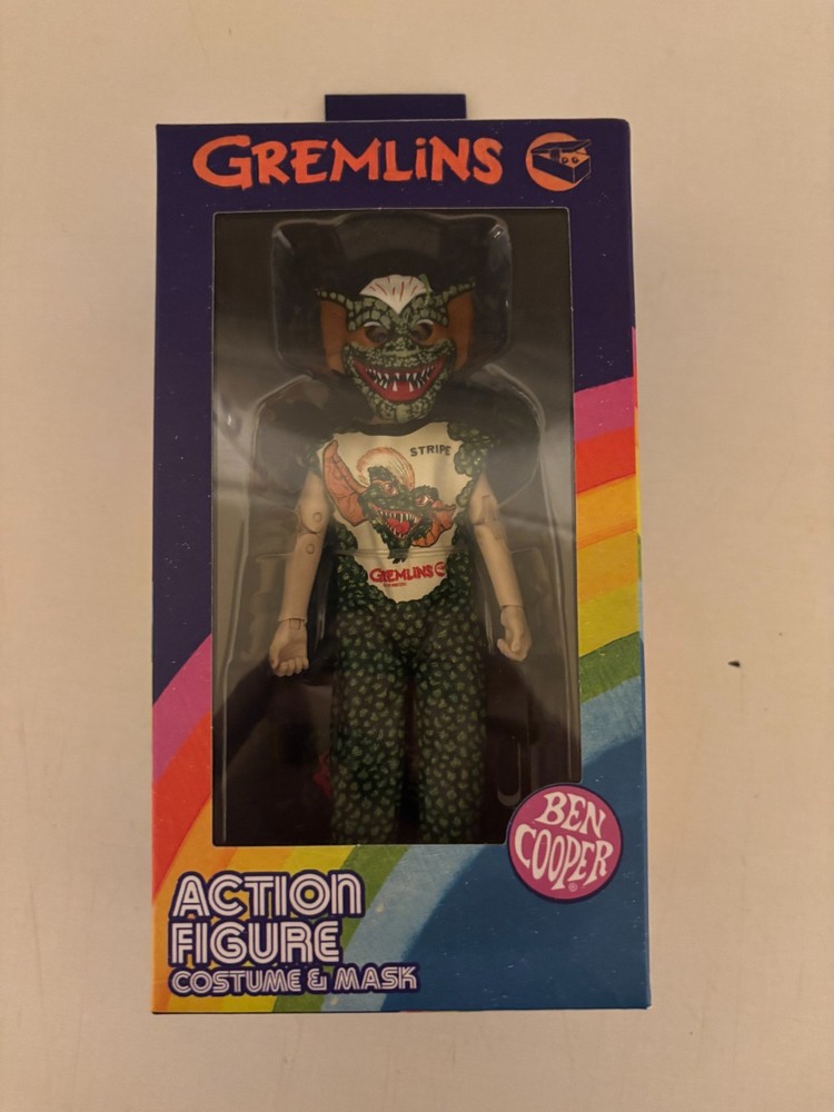 NIB NECA Ben Cooper Gremlins Stripe 5.5″ Action Figure & Mask