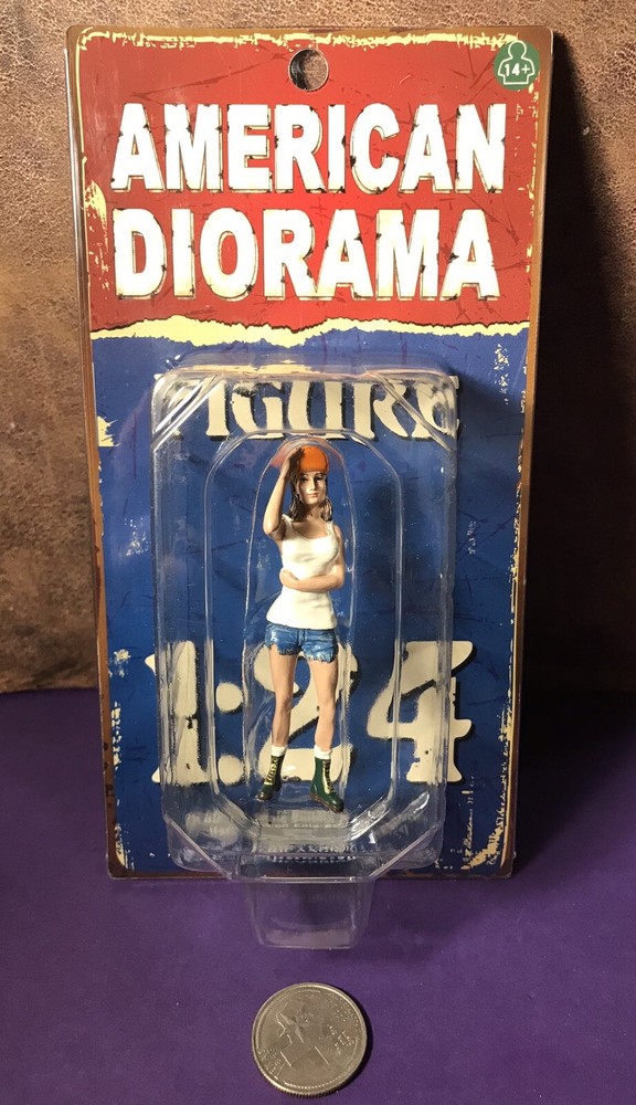 AMERICAN DIORAMAS HOT RODDER NANCY 1/24 SCALE FIGURE