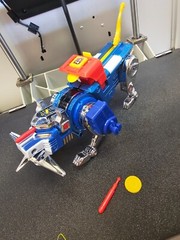 LOADED! NOS Original 1981 1985 Voltron Blue Lion TOEI B D Golion Action Figure