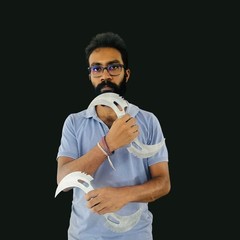 Custom BLADE Glaive and Stakes Replica Prop 1:1 (Painted)