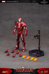 ZD-MK33: ZD Toys Marvel Iron Man Mark 33 Silver Centurion 7″ action figure