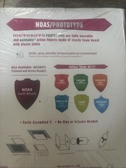Metabots NOAS/Prototype Articulated Robot 3D Paintable Action Fig Kit Korea NEW