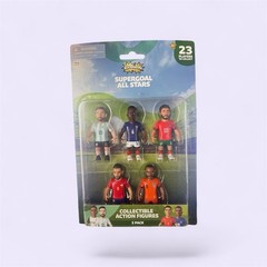 New 5-Pack Supergoal All Stars Collectible Soccer Action Figures