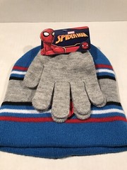 Spiderman Hat and Gloves Set New Cold Weather Set Berkshire Spiderman