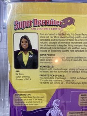 Yahoo HotJobs Super Recruiter Action Figure 2009 HR Promo Advertising Figure