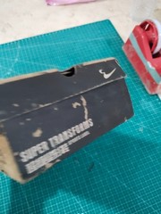 Bootleg Megatron Optimus Prime Transforming Black Basketball Sneaker Shoes Box