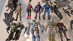 Final Faction Alpha Team Action Figures & Assorted Weapons/Vehicle Large Lot