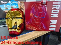 AUTOKING Iron Man 1:1 Helmet Wearable Voice-control Deformed Mask Cosplay