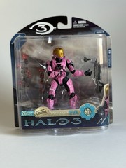 McFarlane Toys Halo 3 Series 3 EVA Spartan Soldier Figure Rifle Pink Exclusive