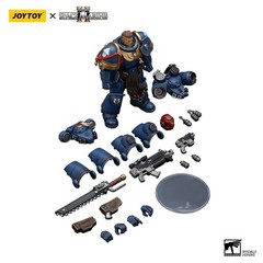 1PCS JOYTOY Warhammer 40K 1/18 Action Figure Ultramarines Titus Guilliman Model