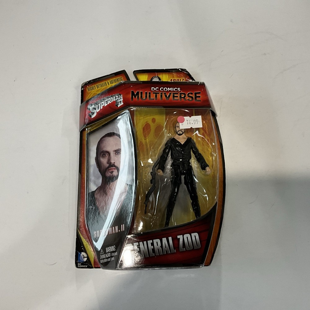 DC Multiverse Superman II GENERAL ZOD 4” figure Mattel Adult Collector SEALED