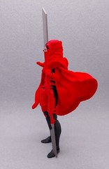 SU-C-RW: 1/12 Red Wired Cloak Cape for Marvel Legends Red Widow