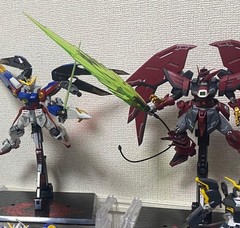 METAL ROBOT Damashii Wing Gundam Zero Epyon 2 Piece Set Used Japan Toy